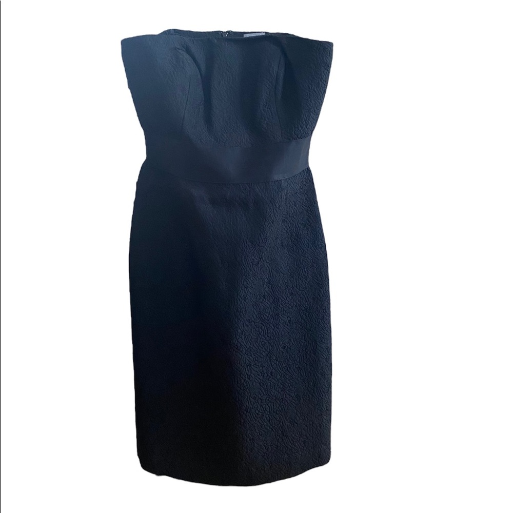 Ann Taylor - size 0 - black cocktail dress with ribbon detailing
